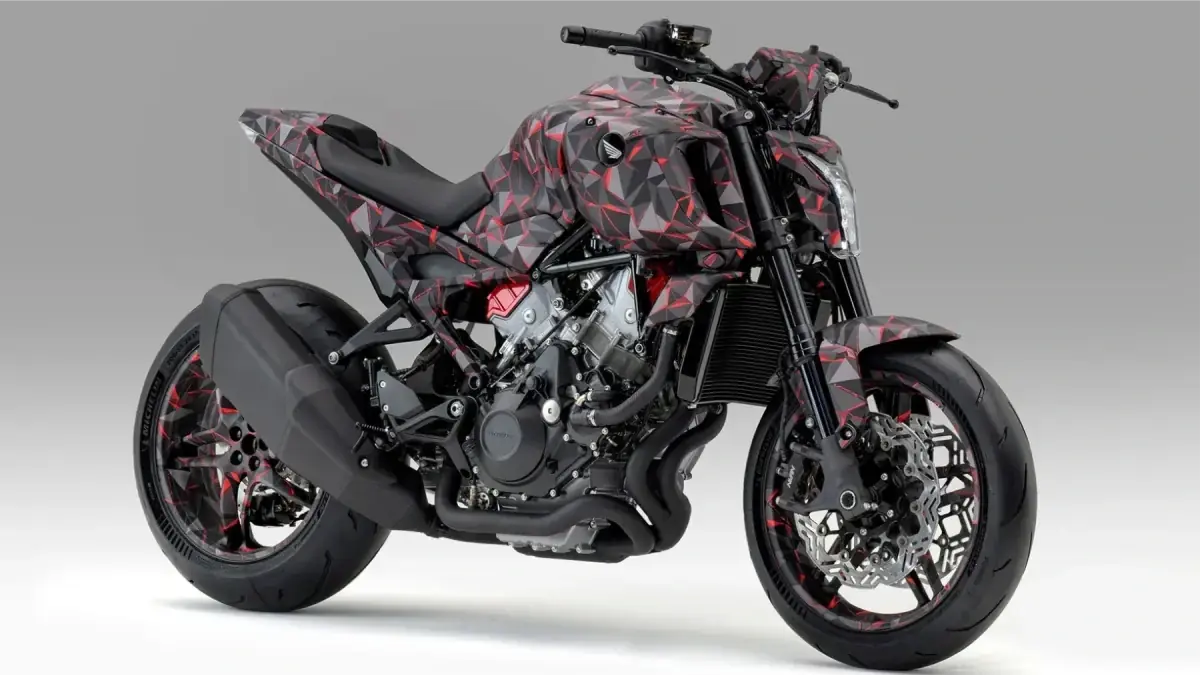 Mẫu mô tô mang động cơ siêu nạp – Honda V3R 900 E